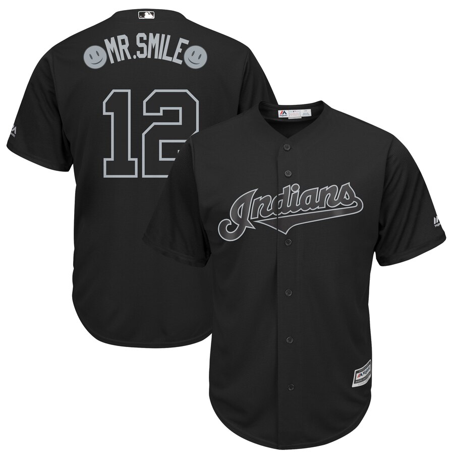 Men St. Louis Cardinals #12 Mr Smile black MLB Jerseys